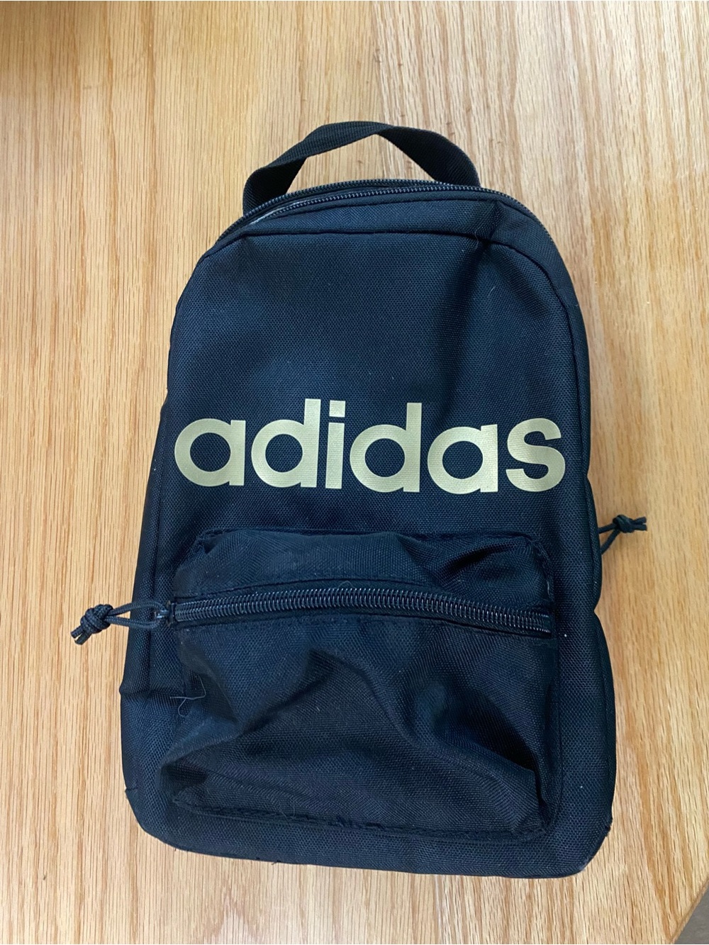 adidas Black Insulated lunch bag with Gold Logo
